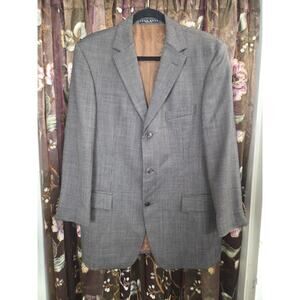 Hugo Boss 40R Dark Brown Wool / Silk /Blend Sports Coat